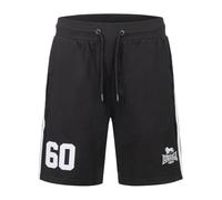 LONSDALE Pantalón 'Marwick' negro / blanco 33 negro / blanco