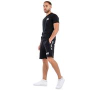 LONSDALE Pantalón 'Scarvell' negro / blanco 38 negro / blanco