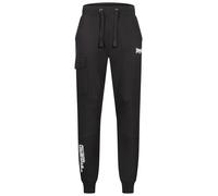 LONSDALE Pantalón 'Tweedmouth' negro / blanco 31-32 negro / blanco