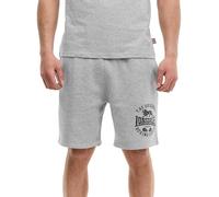 Lonsdale Pantalones Cortos para Hombre de Ajuste Normal HETTON, Gris Marl/Negro, M