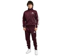 Lonsdale Pember Traje para Correr, Oxblood/Crudo, XL para Hombre