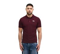 Lonsdale Polo para Hombre, Ajuste Normal, WHALTON, Oxblood/Ecru, XXL