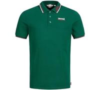 Lonsdale Polo para Hombre de Corte Entallado Lion, Verde, 4XL