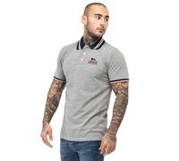 Lonsdale Polo Slim Fit Hombre OCCUMSTER Marl Gris/Azul/Rojo S