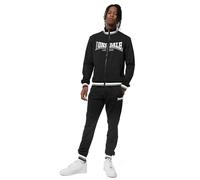 Lonsdale POOLEWE Track Suit, Negro/Blanco/Gris, XXL para Hombre