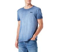 Lonsdale PORTSKERRA T-Shirt, Washed Blue, S Men's