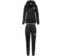 Lonsdale Bromley Conjunto de chándal, Blanco/Negro, L para Mujer