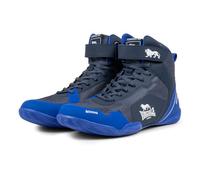 Lonsdale Rufford, Zapatillas de Boxe Unisex Adulto, Azul Marino Blanco, 42 EU