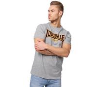 Lonsdale Slim Fit T-Shirt Classic Camiseta, Hombre, Gris, L