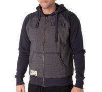 Lonsdale Slough Ziphoodie Para Hombre Chaqueta De Ocio Navy 32601