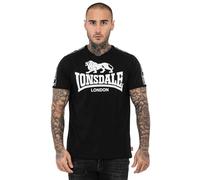 Lonsdale Stour T-Shrit, Blanco/Negro, XXL para Hombre