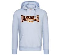 LONSDALE Sudadera azul / marrón / amarillo S azul / marrón / amarillo
