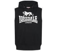 LONSDALE Sudadera 'Bignor' negro / blanco XL negro / blanco