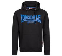 LONSDALE Sudadera 'Chatsworth' azul oscuro / negro XXL azul oscuro / negro