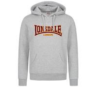 LONSDALE Sudadera 'Classic' amarillo / gris / negro XL amarillo / gris / negro