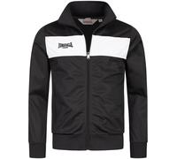 LONSDALE Sudadera con cremallera 'Alnwick' negro / blanco XXXL negro / blanco