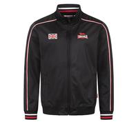 LONSDALE Sudadera con cremallera rojo / negro / blanco XL rojo / negro / blanco