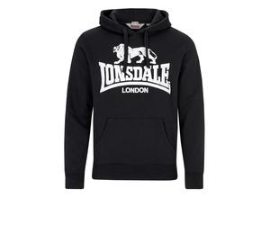 LONSDALE Sudadera 'Gosports 2' negro / blanco S EUR