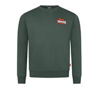 LONSDALE Sudadera 'Lympstone' verde oscuro / rojo / blanco XL verde oscuro / rojo / blanco