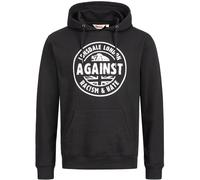 LONSDALE Sudadera negro / blanco S negro / blanco