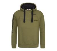 LONSDALE Sudadera 'Rushen' oliva / negro L oliva / negro