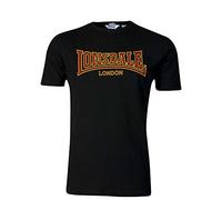 Lonsdale T-Shirt Classic Slimfit - Camiseta Hombre, Color Negro, Talla X-Large