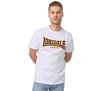 Lonsdale T-Shirt Classic Slimfit - Maglia a Maniche Lunghe Hombre, Blanco (weiß), Medium (Talla del Fabricante: Medium)