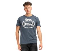 Lonsdale T-Shirt Trägerhemd Ollie Maglia a Maniche Lunghe, Azul (Marineblau), Medium (Talla del Fabricante: Medium) para Hombre