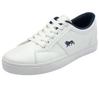 Lonsdale Tenis Newsham para Hombre, Blanco y Azul Marino, 44 EU