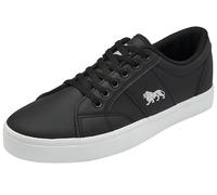 Lonsdale Tenis Newsham para Hombre, Poliuretano Negro y Gris, 42 1/3 EU