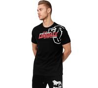 Lonsdale Walkley - Camiseta de Manga Corta para Hombre, Negro, 4XL