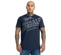 Lonsdale Watton Camiseta Clásica Azul Marino para Hombre - Regular Fit Lion Logo, 3XL