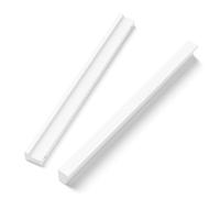 LONTAN 10 Pieza Tiradores Cocina Blancos 192mm Tiradores De Dedo De Aluminio Resiste La Decoloración Por Luz Solar Conserva Su Tono Original