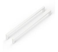 LONTAN 20 piezas Tiradores Cajones 256mm de Distancia Tiradores Blanco Cocina Acero Inoxidable Válidos Para Cajón Manillas Puertas Armario Dormitorio