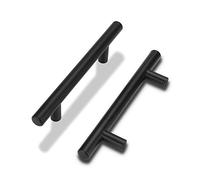 LONTAN 25 piezas Tiradores armarios Tiradores cocina negro Tiradores cocina Tirador armario Tirador inox tiradores cocina 64mm Tiradores armarios dormitorio