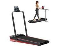 LONTEK 3-in-1 Cinta de Correr Plegable con Inclinación 9%,Walking Pad 12KM/H Cinta de Andar Plegable Equipado con Motor Sin Escobillas,Soporta 136KG