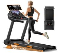 LONTEK Cinta de Correr Plegable con Inclinación 15%