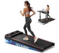 LONTEK Cinta de Correr Plegable con Inclinación 15%