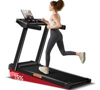 LONTEK Cinta de Correr Plegable con Inclinación 9%, Cinta de Andar Plegable 12KM/H,Caminadora Electrica para Casa Equipado