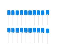 Lonwiner 20 unidades de palitos de cuidado bucal, esponja para limpieza bucal, absorbe la humedad, limpiador de esponja bucal suave, color azul