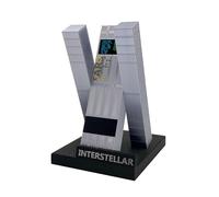 Lonyiabbi robot futurista de colección con pantalla, reproduce imágenes y videos preestablecidos, articulaciones magnéticas, regalo de ciencia ficción y adorno de escritorio.