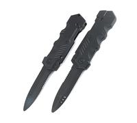 LONZIKP 2 Piezas Cuchillo de Truco con Hoja Retráctil, Cuchillo Falso para Magia, Broma, Accesorio de Teatro, Trucos, Espectáculo, Artículo de Broma, Diseño Innovador (Estilo Clásico)
