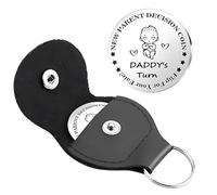 LONZIKP Regalo para Bebé Niño Niña, Regalos para el Nacimiento, Regalo de Embarazo, Moneda de Decisión, Idea de Regalo para Futuras Mamás, Regalo de Bautizo para Niños, Regalo de Bautizo para Niñas