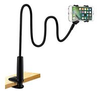 LONZOTH Soporte para teléfono móvil, Cuello de Cisne Universal para iPhone Smartphone (Black)