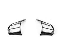 LOOAHDVXBY For Kona LHD Interior del Coche Cubierta del botón del Volante embellecedor 2 uds