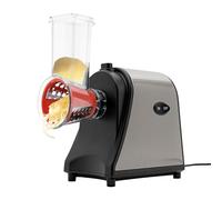 Loobiiny Cortador eléctrico de verduras y verduras, 5 cuchillas | Rallador de patatas con un solo toque, rallador multifunción para verduras, queso, fruta, máquina de cocina