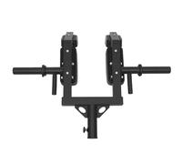 Loobiiny Prensa de hombros para minas terrestres, accesorio para sentadillas, acolchado para mancuernas con anillos de sujeción de acero inoxidable, almohadilla de barbell, accesorios de entrenamiento