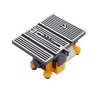 Loobiiny Sierra circular de mesa eléctrica, sierra circular ajustable con 3 hojas de sierra, sierra de mesa portátil sierra para madera para artesanía en madera