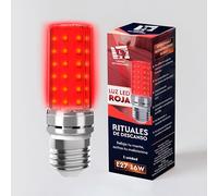 Loocid BUY FROM HOME Luz Roja Nocturna Melatonina 1 Bombilla LED Rojas 16W Rosca E27 - Tecnología Flicker Free + 0% Luz Azul - Terapia para Dormir y Relajación - Mejora tu Ritmo Circadiano.