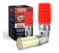 Loocid BUY FROM HOME Luz Roja Nocturna Melatonina Pack 2 Bombillas LED Rojas 16W Rosca E27 - Tecnología Flicker Free + 0% Luz Azul - Terapia para Dormir y Relajación - Mejora tu Ritmo Circadiano.